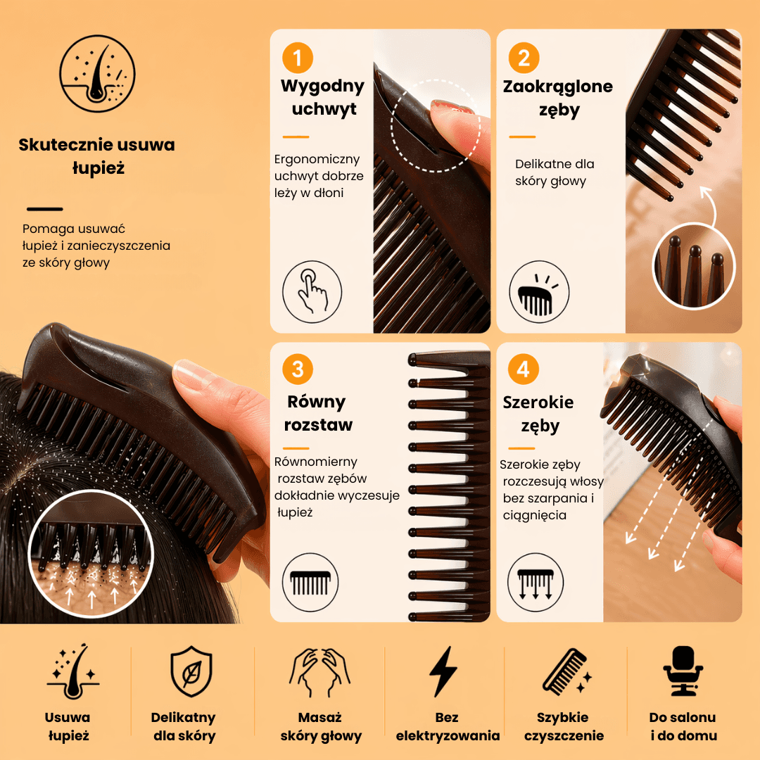 Kształt zapewnia wygodę użytkowania