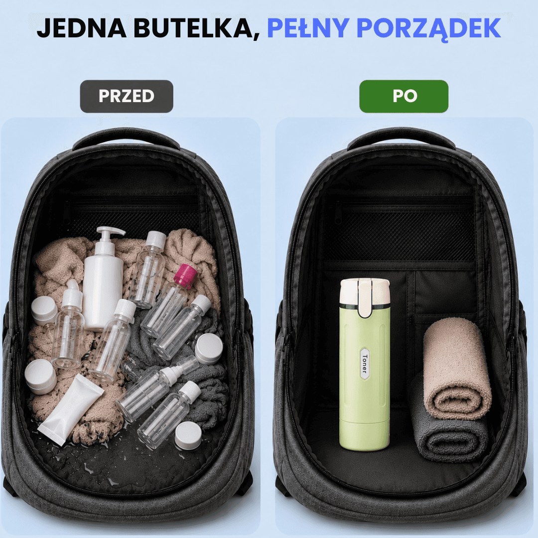 Mniej butelek, więcej wolnego miejsca