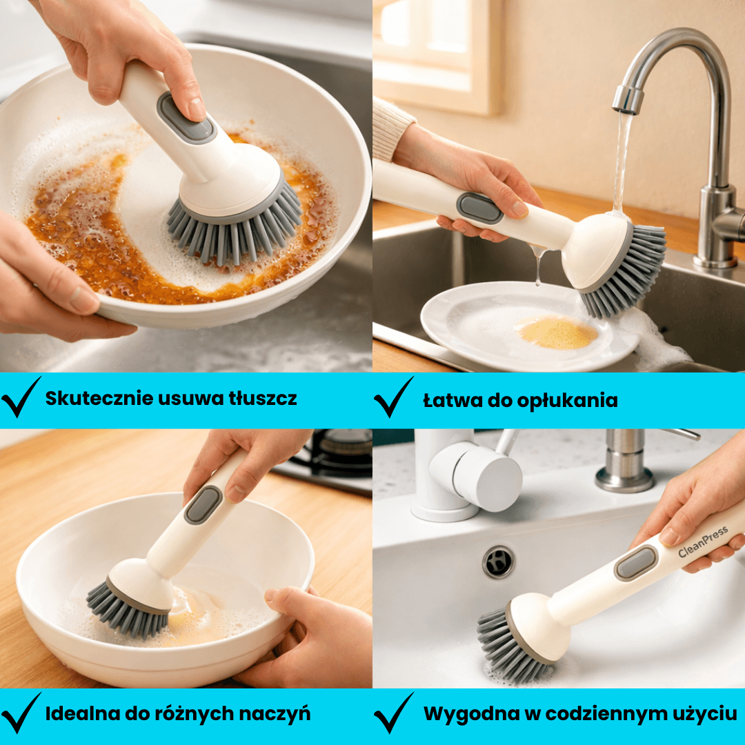 Wszechstronna szczotka, która radzi sobie z każdym zabrudzeniem
