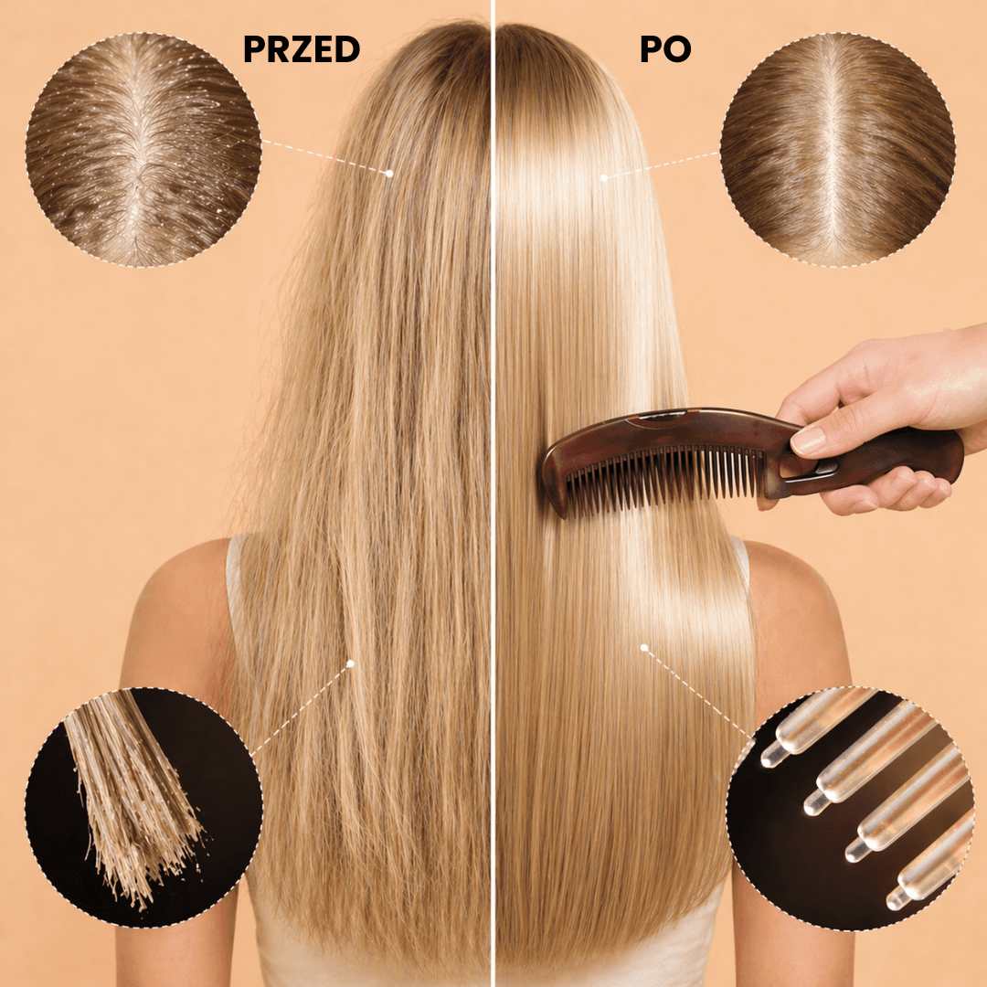 Greting-grzebień do usuwania łupieżu