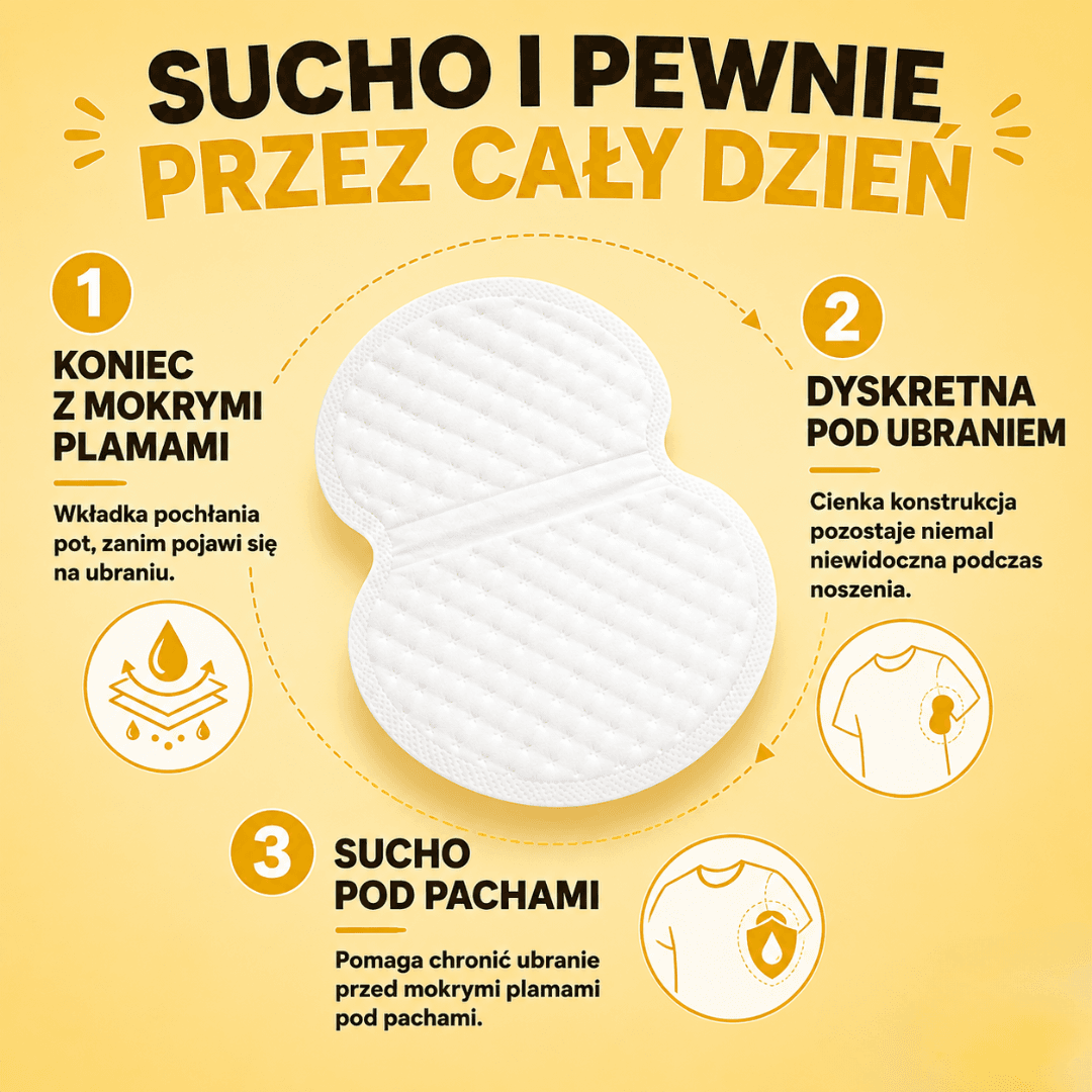 Flotex - wkładki przeciwpotowe pod pachy