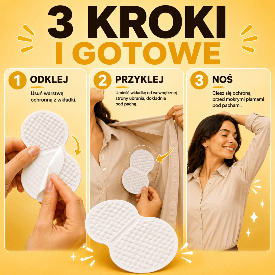 Flotex - wkładki przeciwpotowe pod pachy