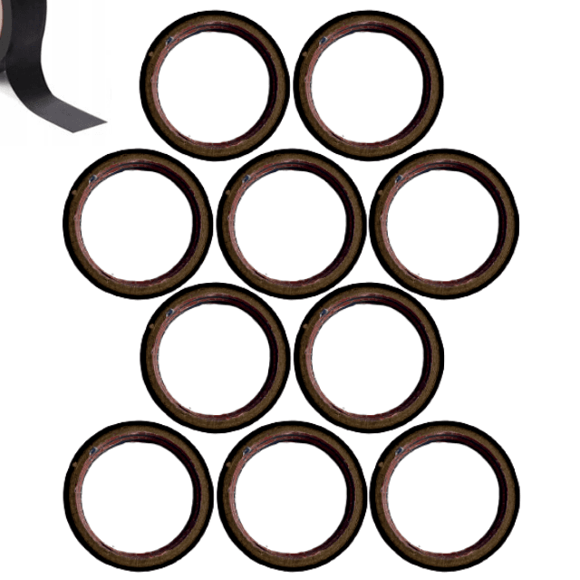 Taśma izolacyjna czarna 10 szt